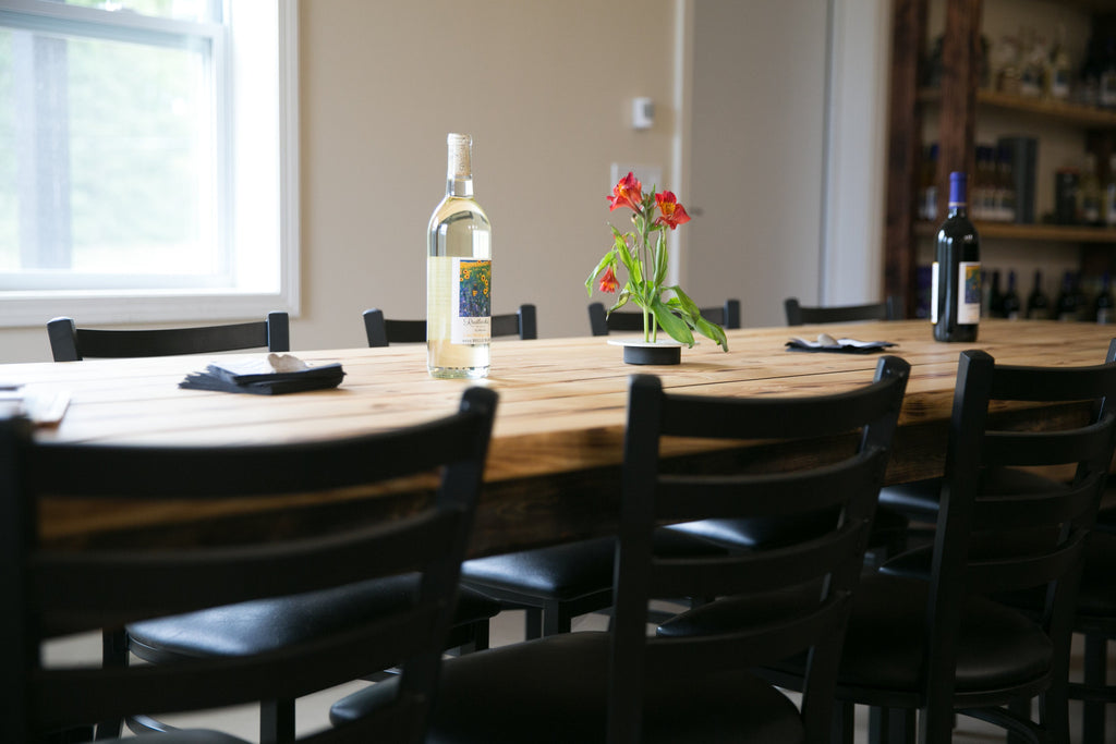 Wine Tasting Table for Rudbekiah Winery